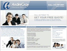 Tablet Screenshot of andergray.com